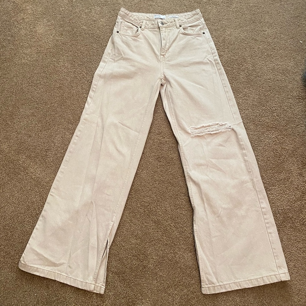Wide Leg Bershka Jeans size US 6